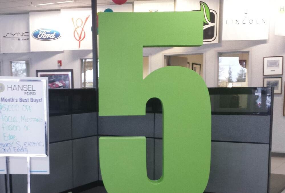 TNT signs project - Custom 5 Sign