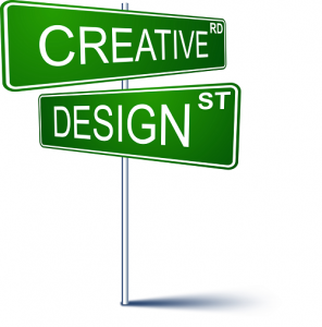 green creative design sign