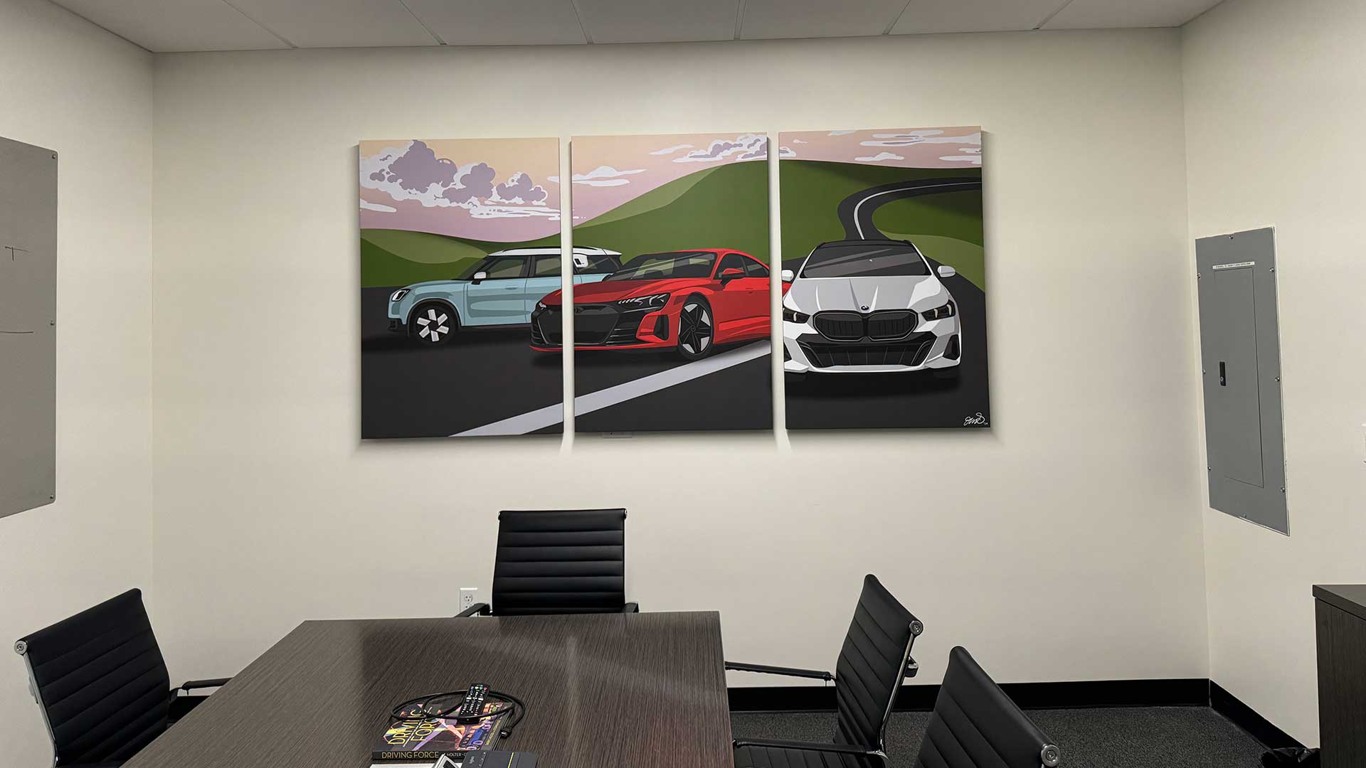 office art by TNT Signs & Graphics